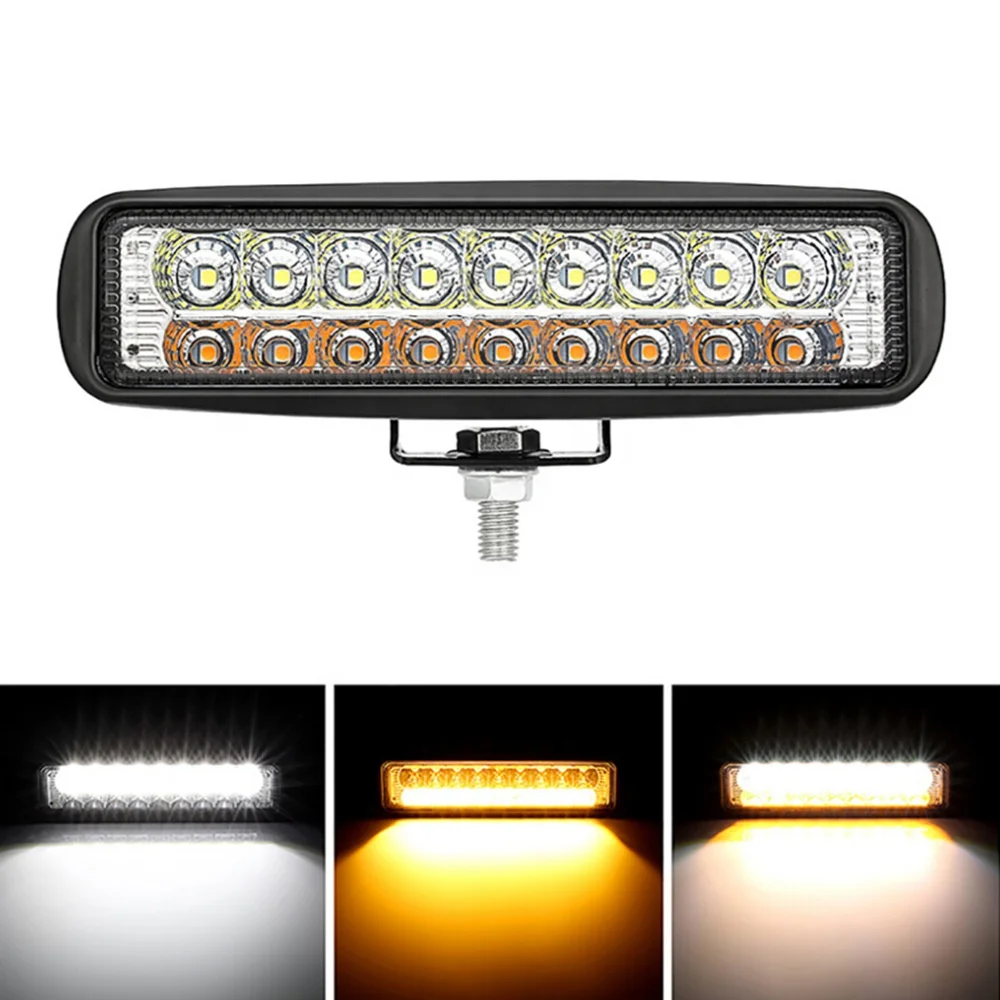 12v 24v 36v 54w car truck led work lights 2colors car off road light bar running light work lamp