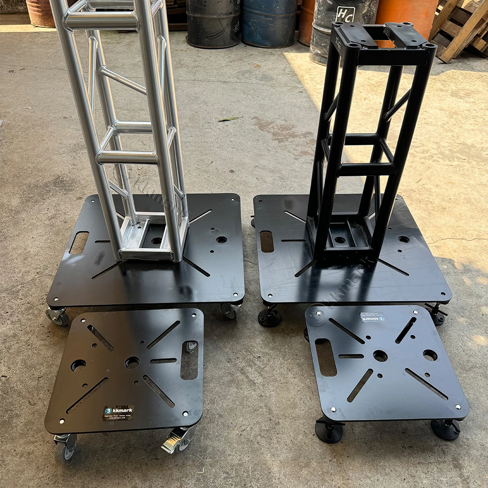 KKMARK Truss Base Plate for 12 Inch 16 Inch 20.5 Inch Tomas Bolted Box Trussing with wheels