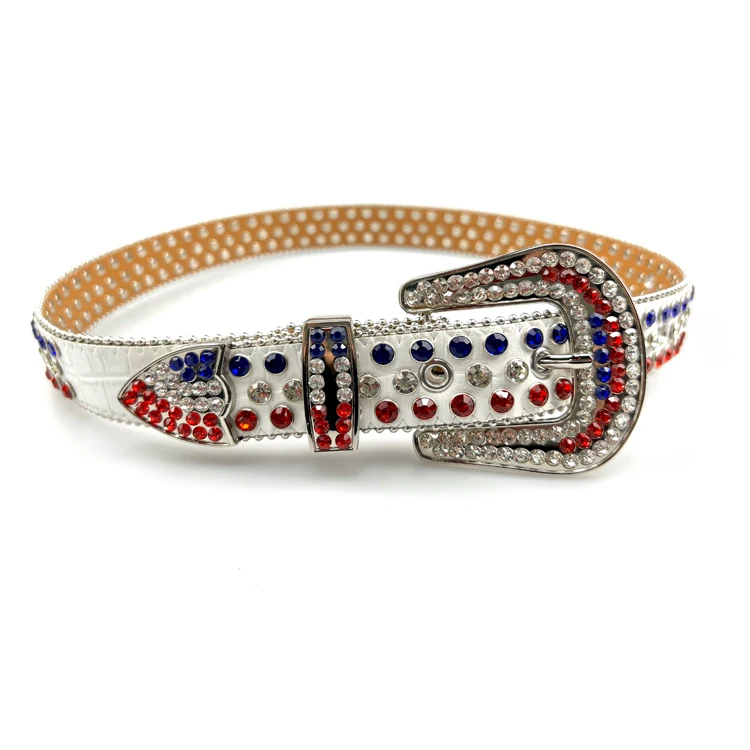 Fashion New design bb diamond belt simon red men leather belt rhinestone belt women