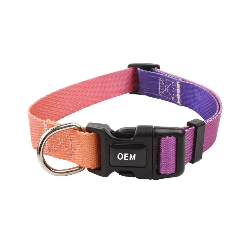 
Inaffordable Sublimation Heat Transfer Gradient Collars Custom Colors for Elegant and Comfortable Pet Leather Collars 