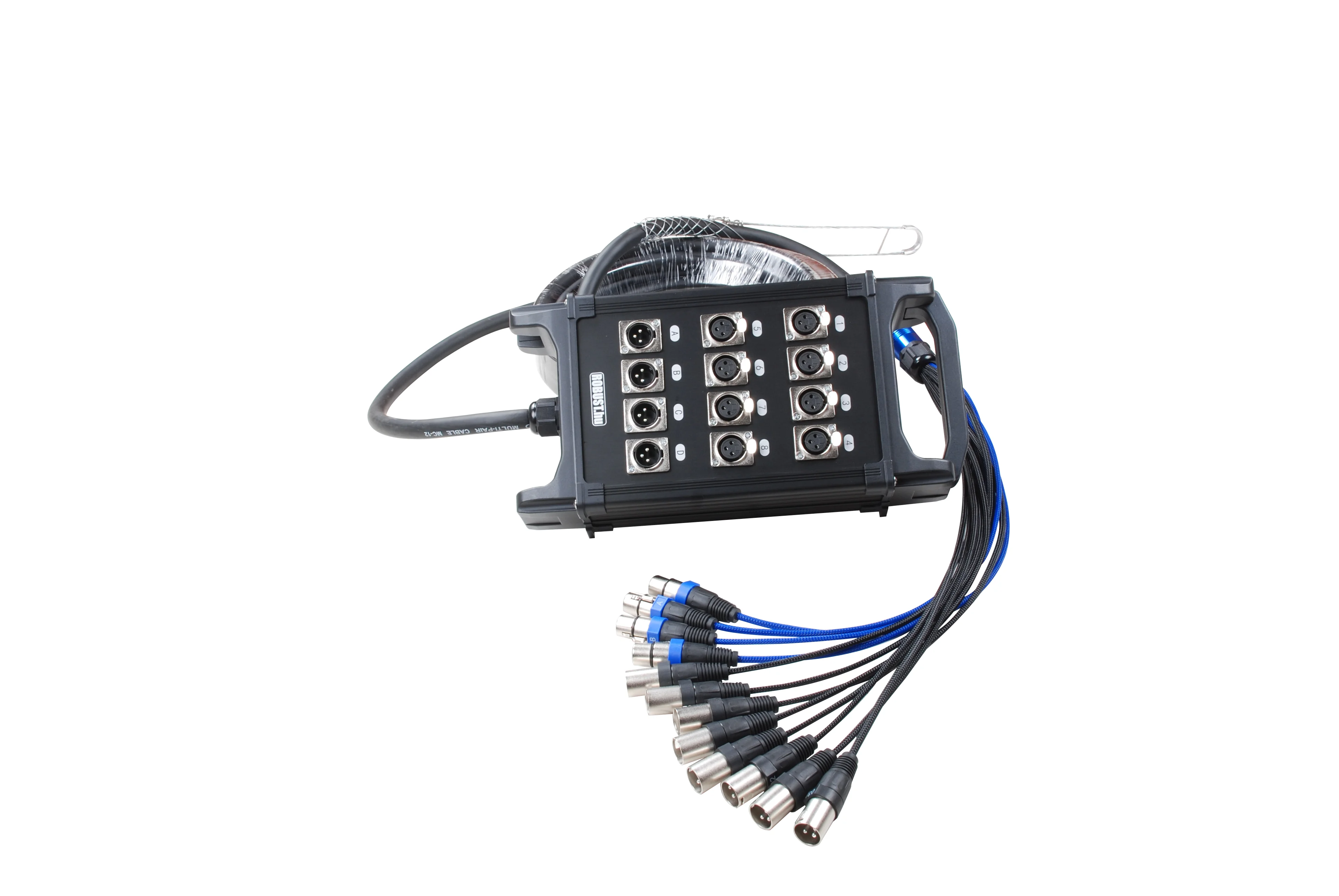 Multicore 12 Channel 16 Channel 3 Pin Male To Female Xlr Y Splitter Microphone Audio Snake Cable Stage Box