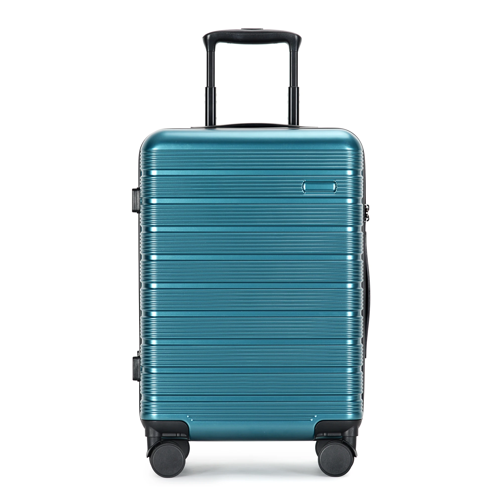 ABS Power Bank Storable Aluminium Trolley Luggage Bag Set