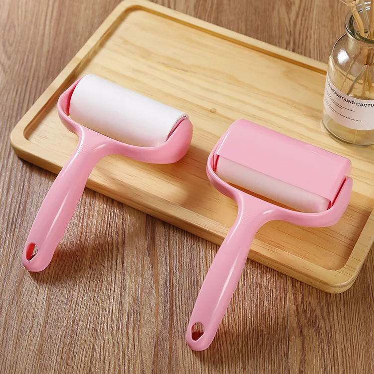 
Hot Sale Tearable Dusting Paper Felt Roller Brush for Dipping Artifacts Pet Hair Remover Roller Sticking Device 