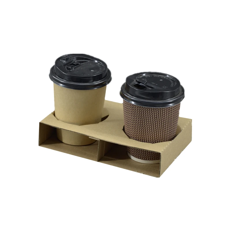 Corrugated Cardboard  Coffee Drink 1 2 4 Cup Holder Tray Cup Carrier Paper Cup Holders
