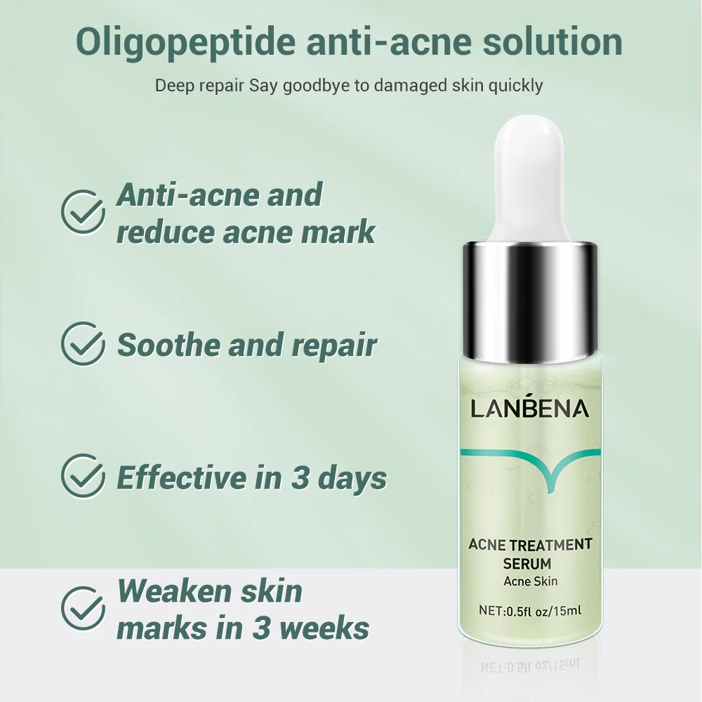 LANBENA травяная Сыворотка для лица против акне Niacinamide крем прыщей чувствительной кожи