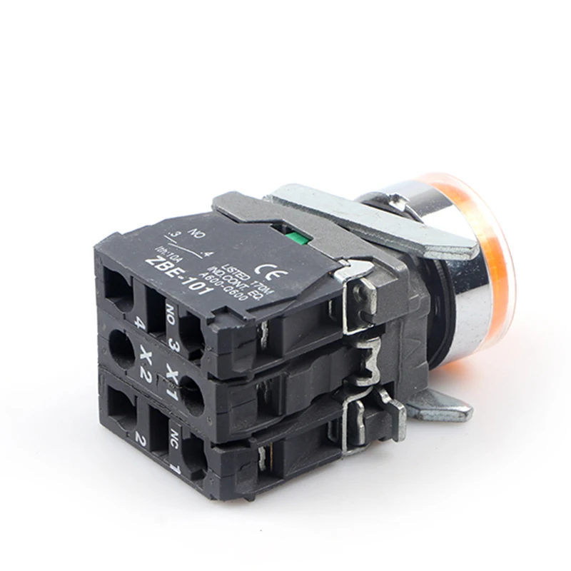 HUAWU XB4-bw3565 ILLUMINATED BUTTON RESISTANCE LED NO+NC