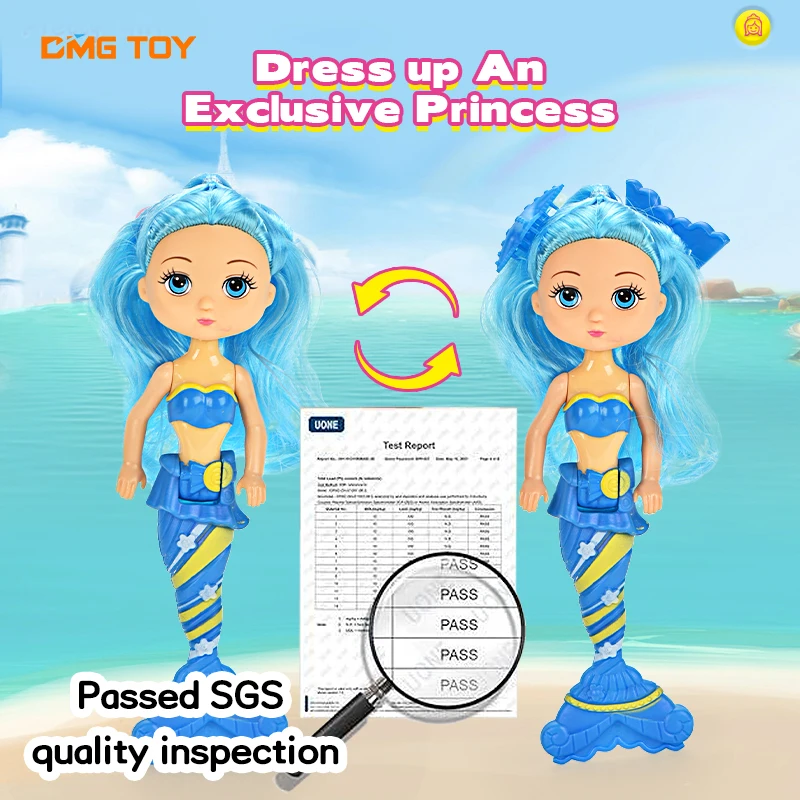 Hot Selling Dolls for Girls Model Toy Dress up Baby Doll Toy Pretend Play Preschool Female Mini Dress up Baby Doll Toy