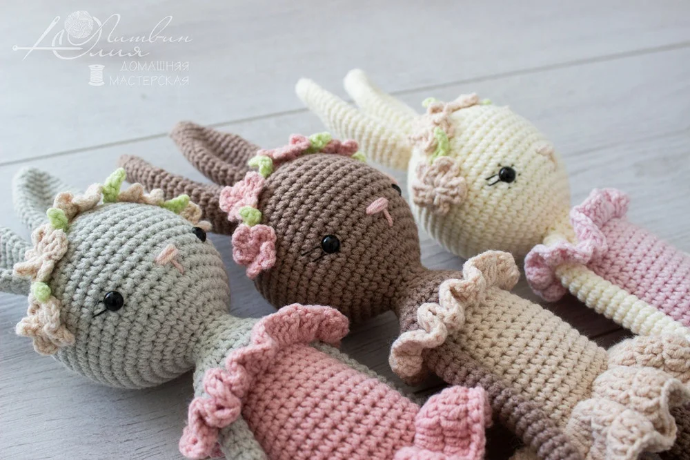  Сделанная на заказ игрушка-кролик милый детский подарок вязаная