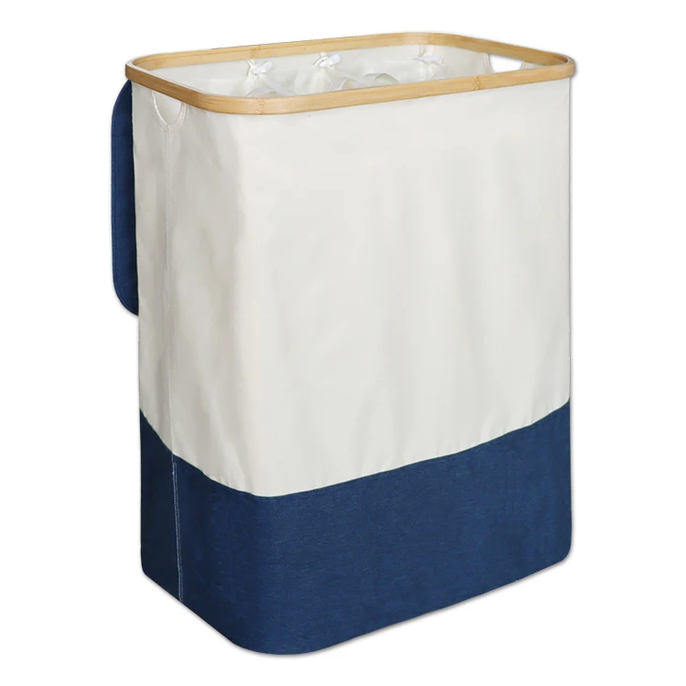 Large Capacity Foldable Storage Basket with Durable Handle Waterproof Type Washable Portable Laundry Basket