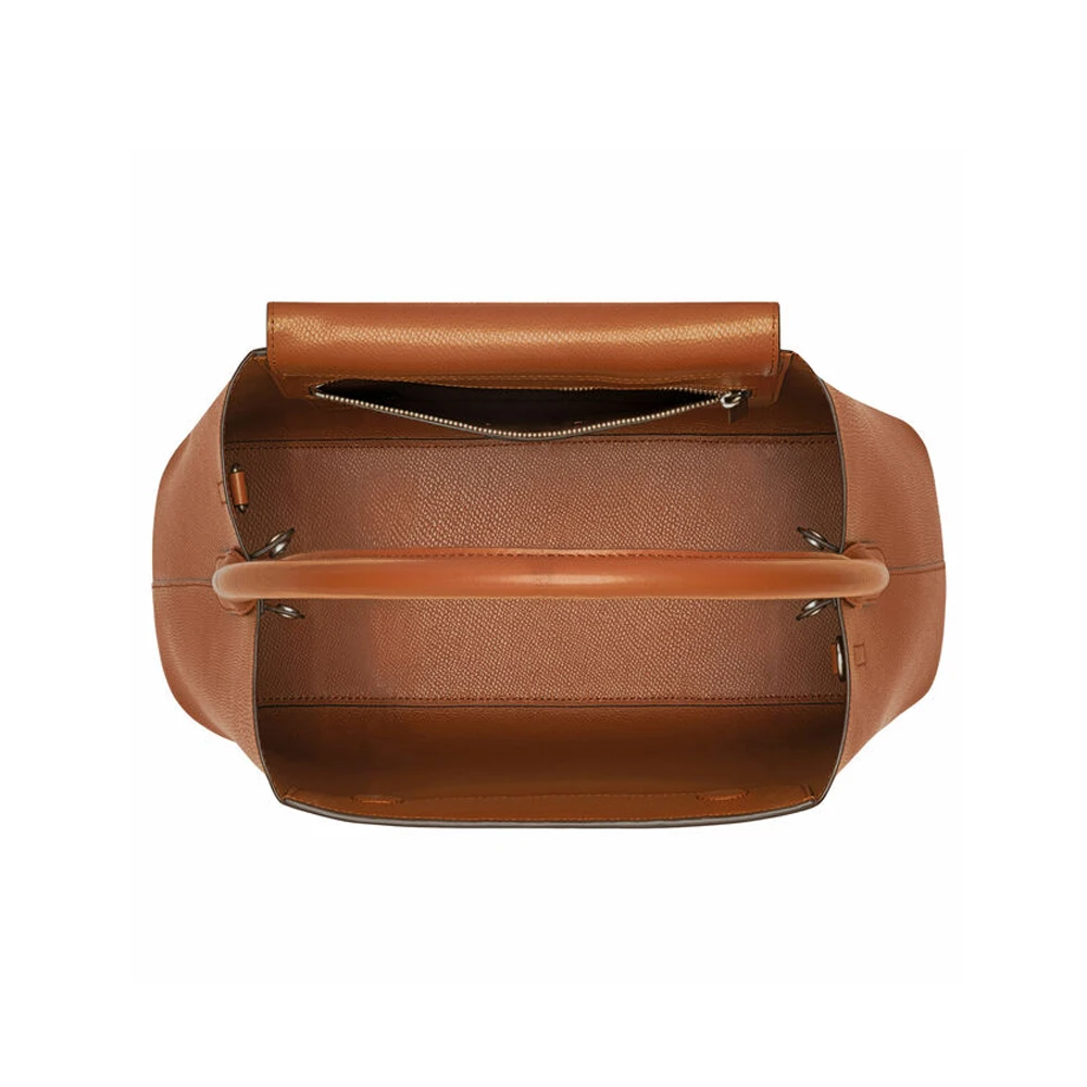 Cheap Factory Price Design Logo Large Storage 100% Genuine Leather Shoulder  Handbag For Women