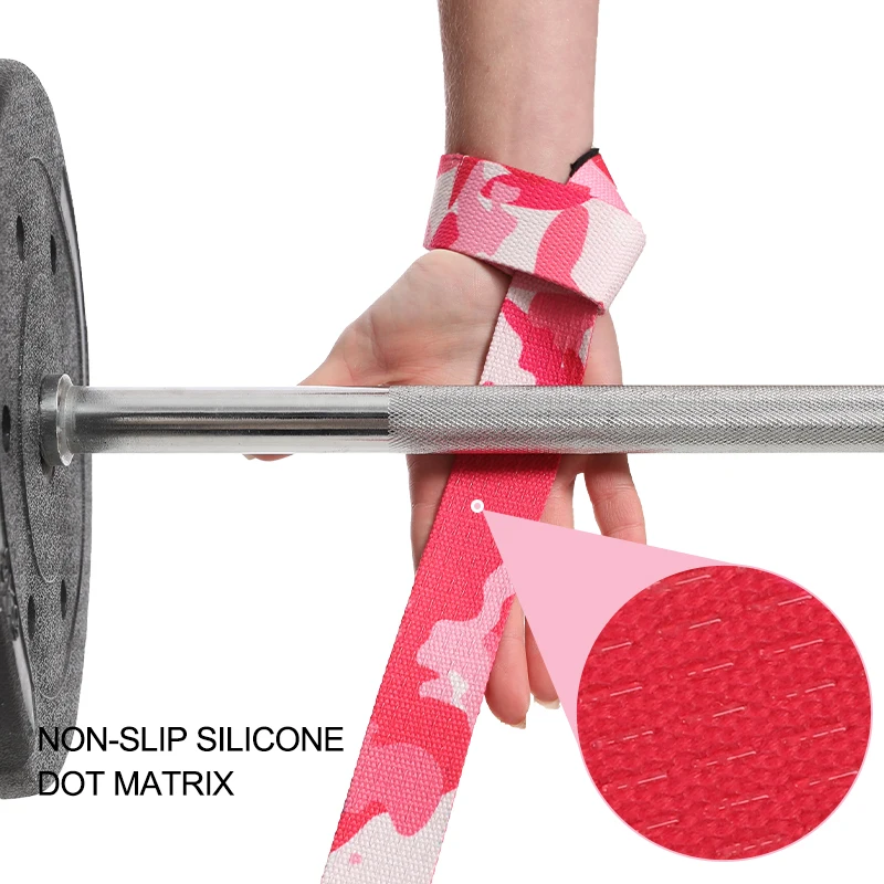 KS-6080#Hard Pull Wrist Lifting Straps Grips Band-Deadlift Straps Fitness Wrist Straps Wraps for Weightlifting