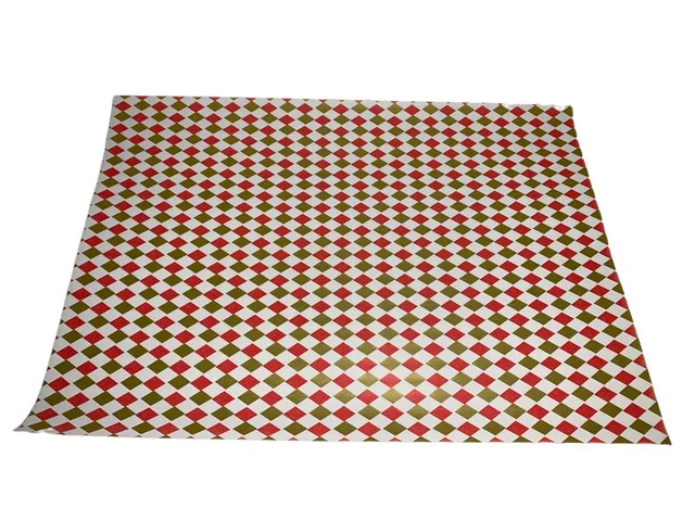 
logo print aluminum foil laminate wrapping paper backed for Christmas gift packing 