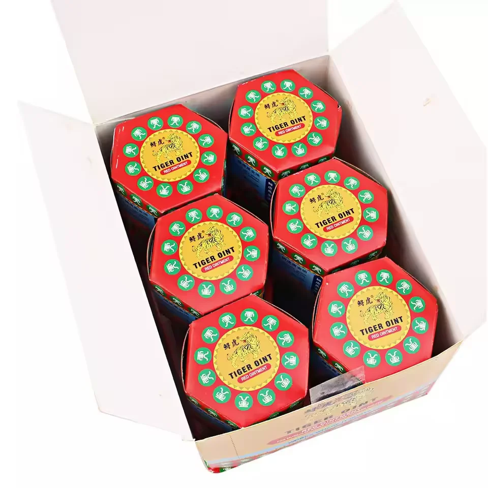 cooling cream Tiger red Pain relief balm ointment 30g relief pain easy absorb anti insect bite tiger ointment pain relief