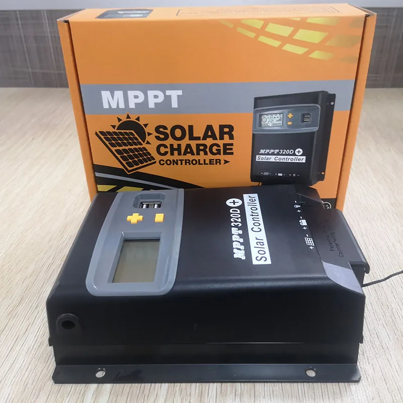 Слежением за максимальной точкой мощности 20A USB с поддержкой Wi-Fi 12/24V зарядное устройство на солнечных батареях контроллер RS485 BT со слежением блок управления установкой солнечной батарее