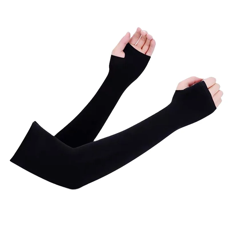 Summer ice sleeve ice silk sunscreen sleeve driving UVmen and women outdoor riding arm sunshade sleeve