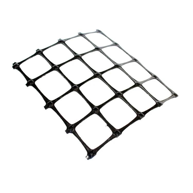 Outdoor Plastic Mesh Grid Polypropylene (PP) Biaxial Geogrid for Road Soil Stabilizer