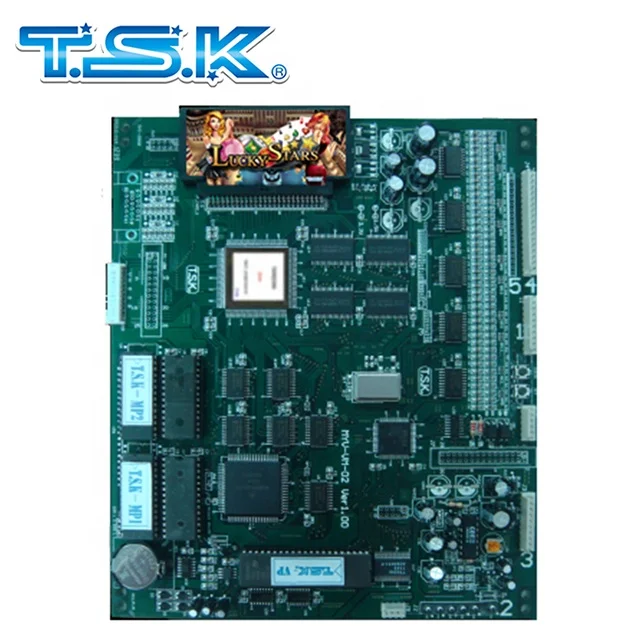 Lucky Star :TSK Taiwan Arcade Video Poker Slot Game Machine