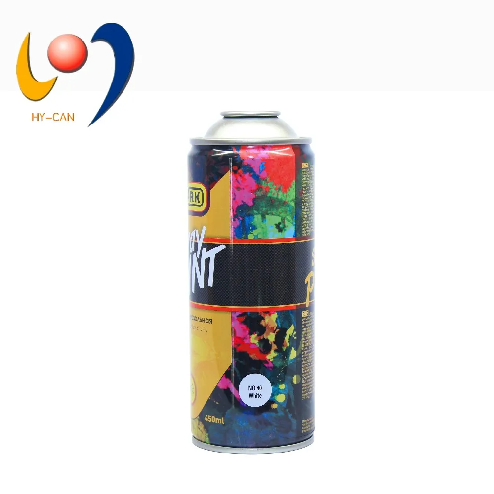 HengYu Brand 65mm 400ml aerosol spray tin can for spray paint