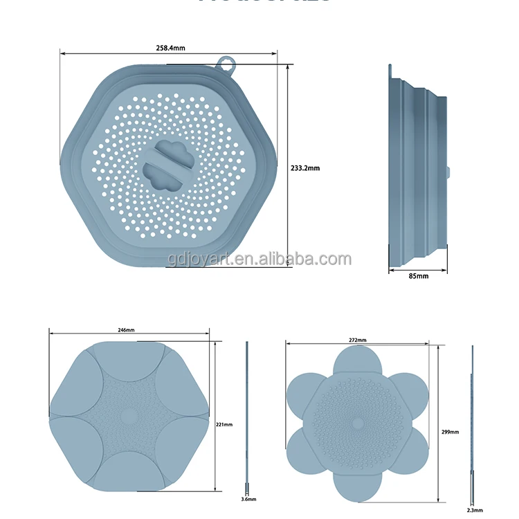 Food Grade Fresh-Keeping Transparent Splatter Plate Oven Lid heating splash-proof Food Dish Silicone Microwave Cover