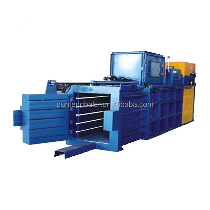 Shandong cotton baling machine waste newspaper paper box hydraulic horizontal baling machine for sale