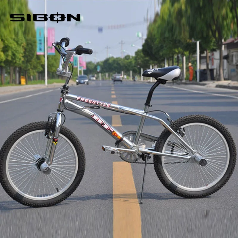 SIBON B0260108 20 inch high carbon steel aluminium single wall rim rocker mini bmx bike for adult