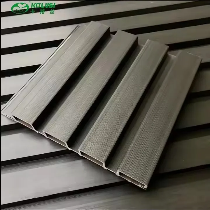 Дешевая цена дизайн под заказ 3d настенная стеновая панель водонепроницаемая Wpc рифленая