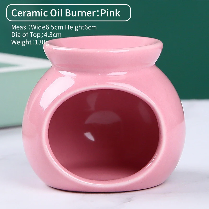 Lovely Round Shape Ceramic Oil Burner wax burner for wax melts christmas tree