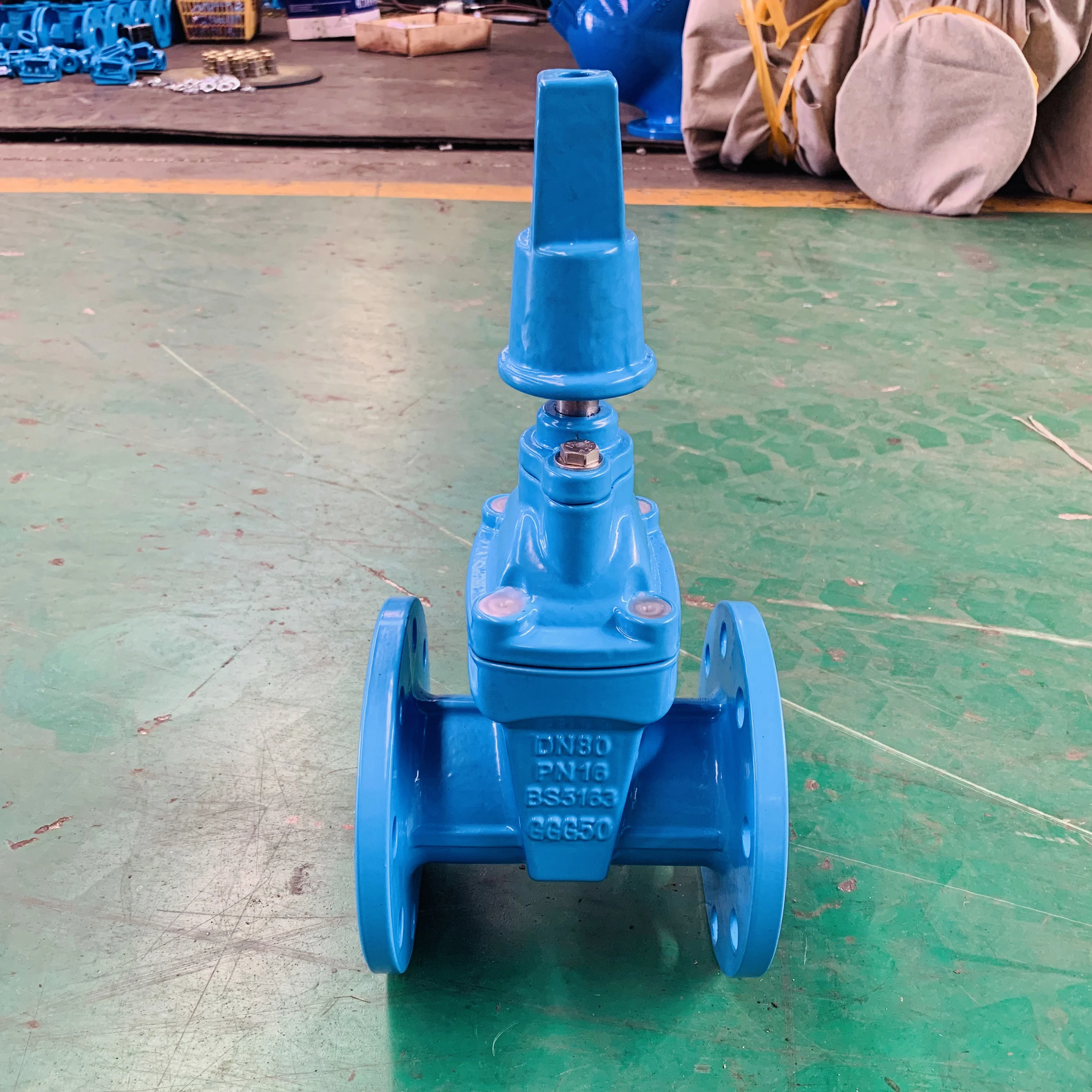 Best price  PN16 Ductile Cast Iron F4 Brass Seat Underground  Gate Valve for Metal Seal