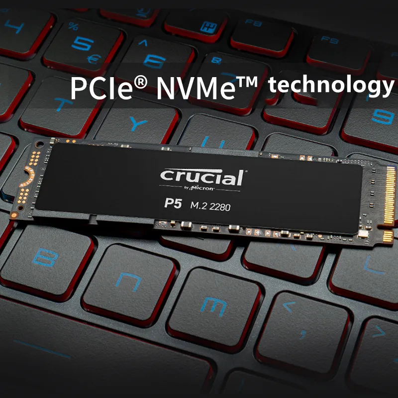 Crucial Meguiar 500gb SSD NVME m.2 Hard Drive P5 game high-speed 1TB 2TB Internal Solid State Disk for Laptop pc Hard Disk