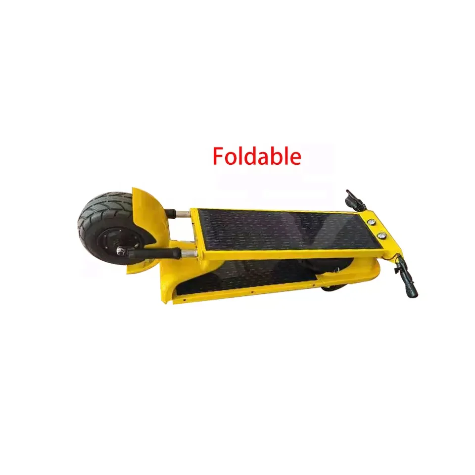 2 Wheels 350W 36V Speed 25km/H Fat Tire Electric Solar Scooter Citycoco Scooter Moped E-bike
