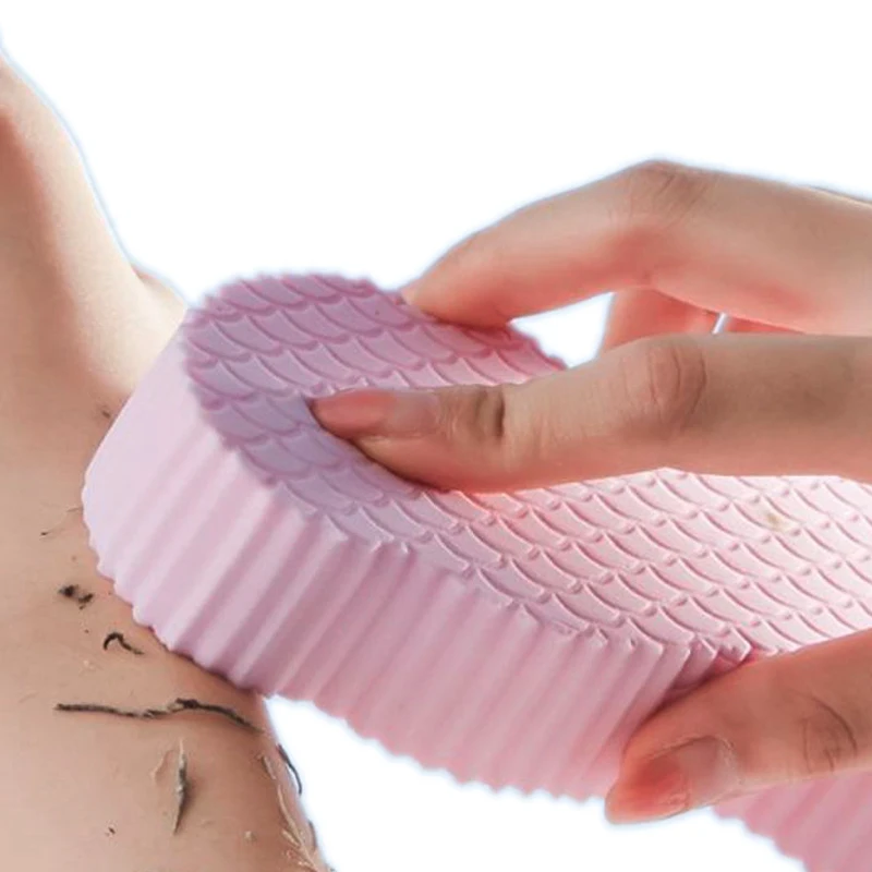 Body Shower Scrubber Exfoliation Zero Waste Loofah Sisal Linen Exfoliating Brush Back Eco-Friendly Eva Hemp Towel Bath Sponge