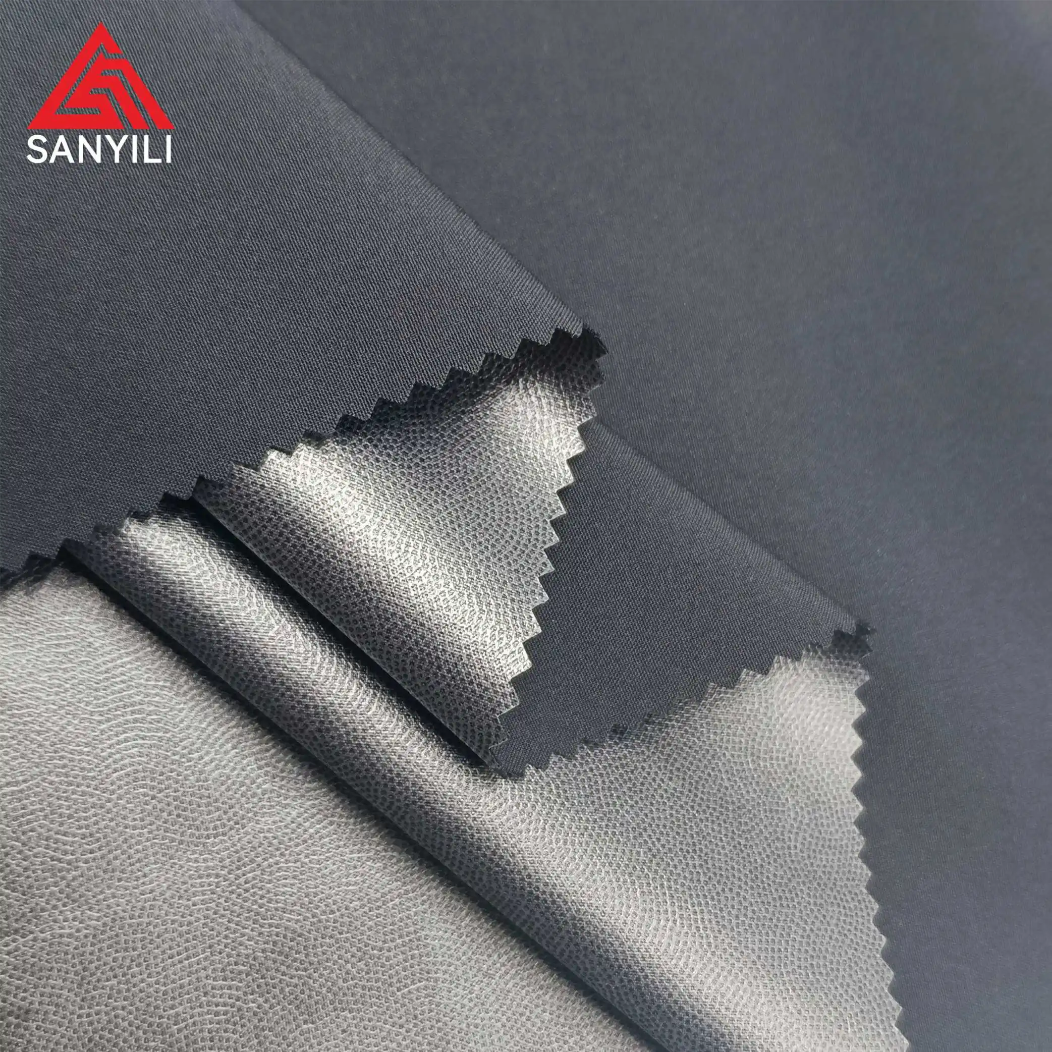 100D four way stretch polyester fabric breathable waterproof fabric for men down jacket hood puffer
