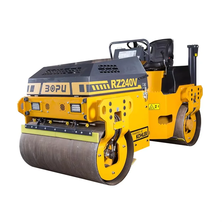 3 Ton Ride On Double Drum Hydraulic Compactor Paving Asphalt Vibratory Asphalt Road Rollers For Sale