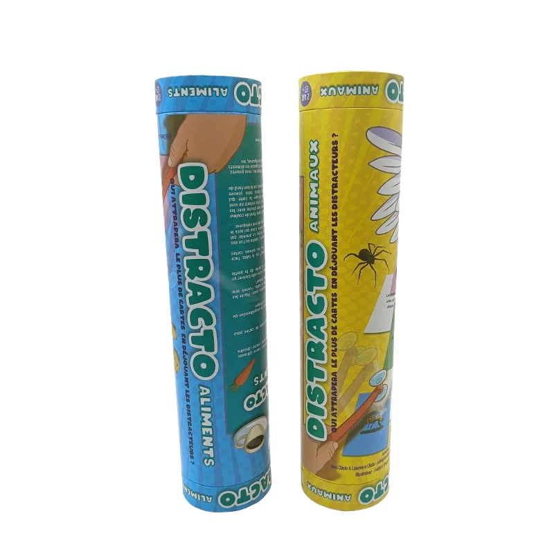 Custom Interactive And Engaging Age Range Classroom Activity Children Educational Board Game Tube Box Packaging