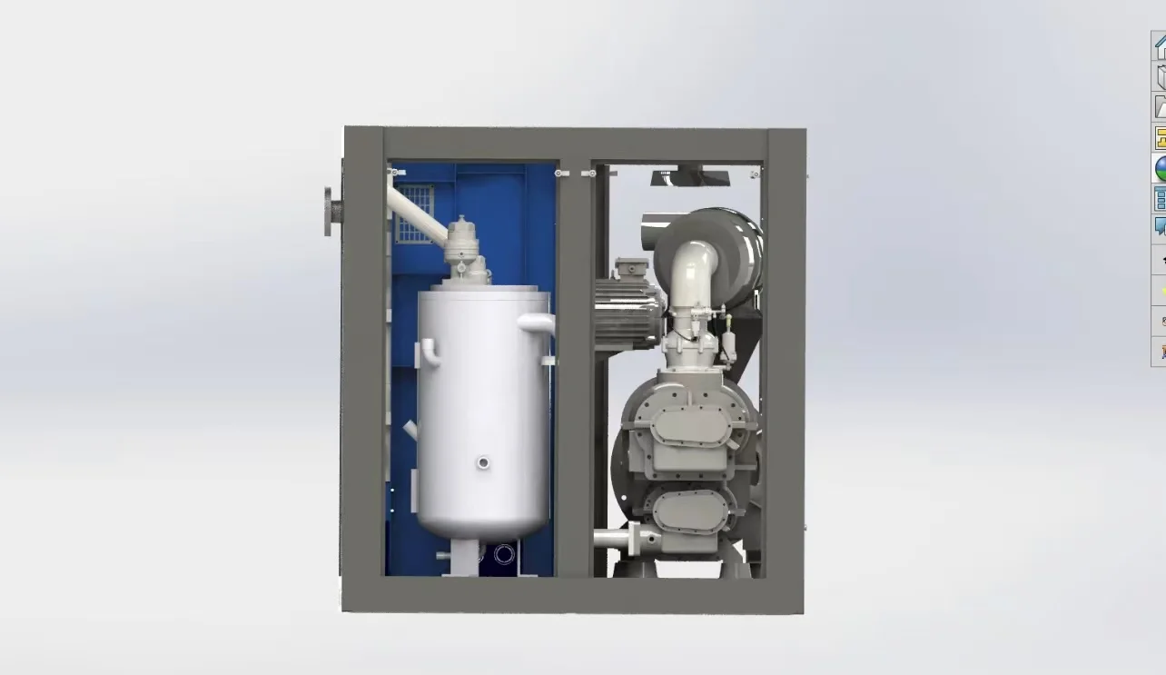 Manufacturer Direct 22KW Two-Stage Screw Air Compressor Low-Noise Vortex Compressor Air Cooled