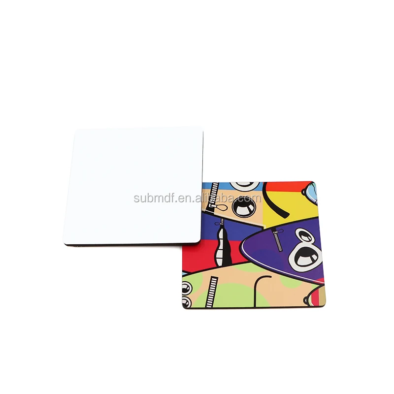 High Quality Sublimation Blank Magnetic Blank Wooden MDF Fridge Magnets For Printing