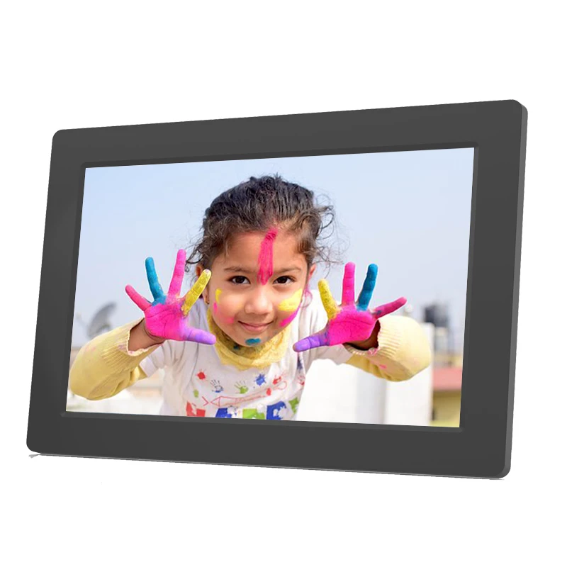 Digital Photo Frame WiFi 10.1 Inch Smart Cloud Picture Frame with 1280x800 IPS Touch Screen Auto-Rotate Share Moments Via APP