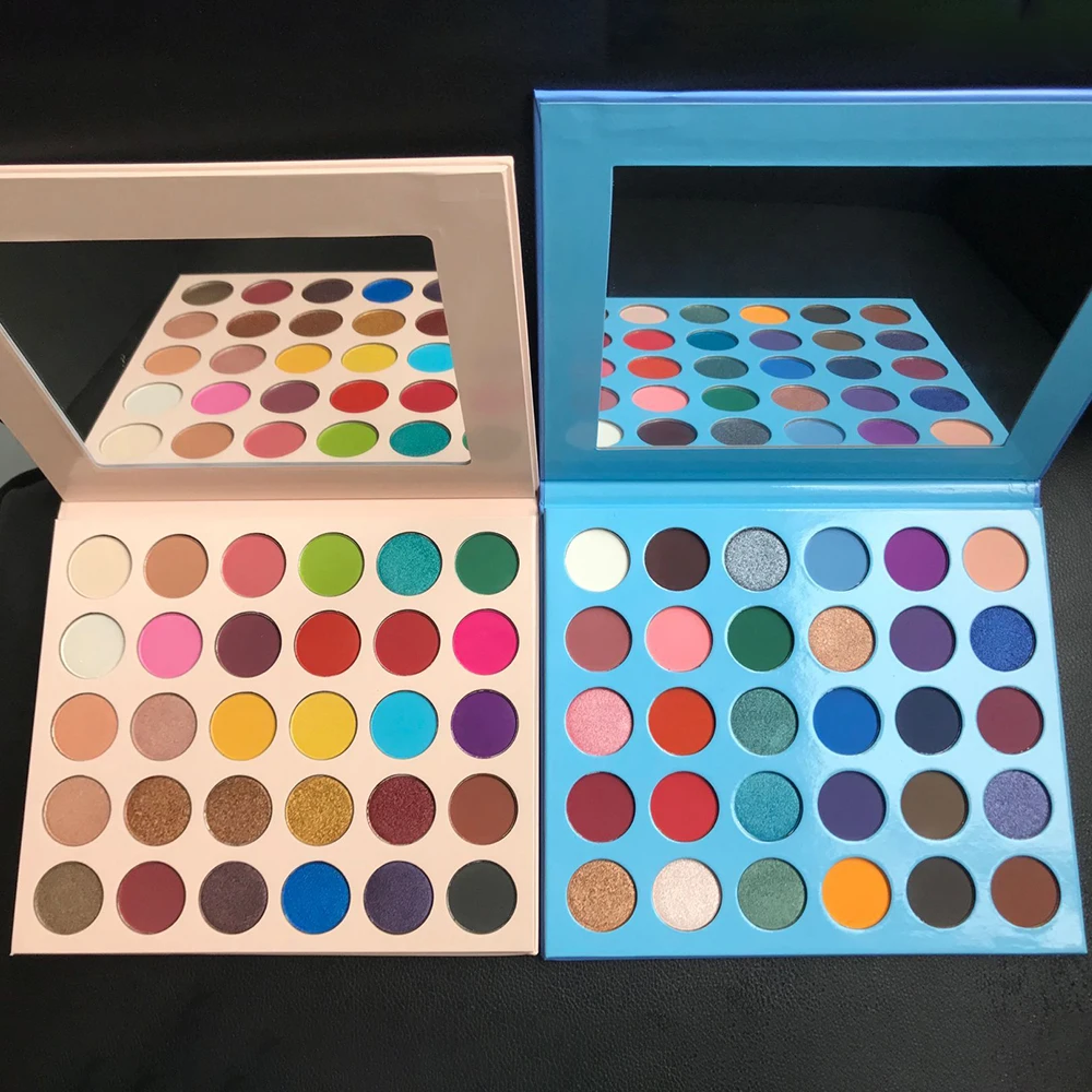 2022 matte pigment mix eyeshadow long lasting 30 colors custom nude eyeshadow palette