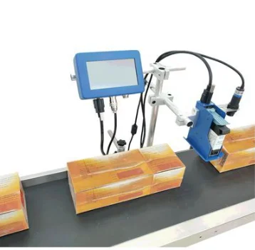 Perfect Laser Inkjet Label Bag Printer Continuous Expiry Date Lot Number Thermal CIJ Printing Machine With Conveyor Belt