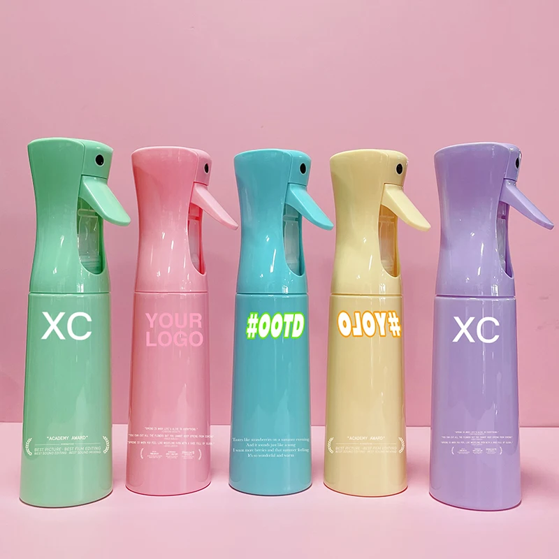 200ml 300ml 500ml Continuous Fine Mist Spray Bottle Mist Sprayer Barber Hairdressing Aerosol Hair Salon continous spray bottles