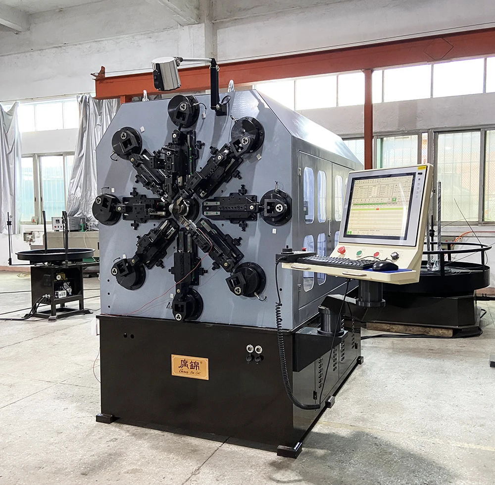 Camless Car Flat Copper Torsion Springs Bending Machine Manufacturer Spring Forming Machine With Wire Rotary