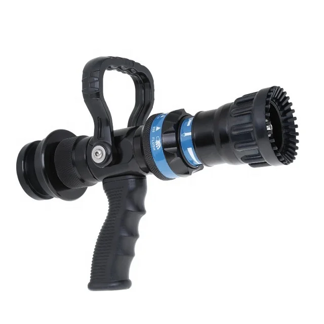 Marine Adjustable 1.5inch 2 inch/2.5inch 600LPM Automatic TURBO Selectable Gallonage Fire Fighting Nozzle