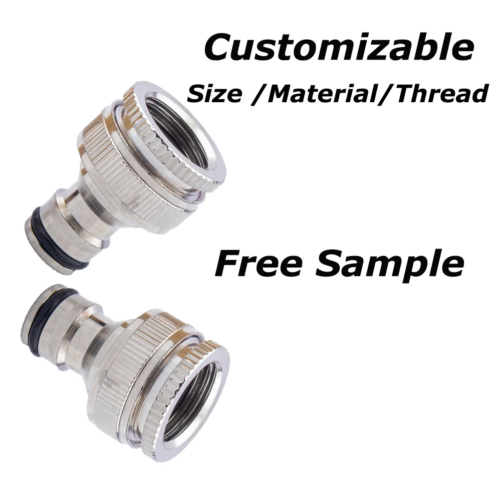 High Pressure Hydraulic Hoses Barb Copper and Fittings Metal Pipe Connectors Male Round Casting Press Female Adapter Copper YOD