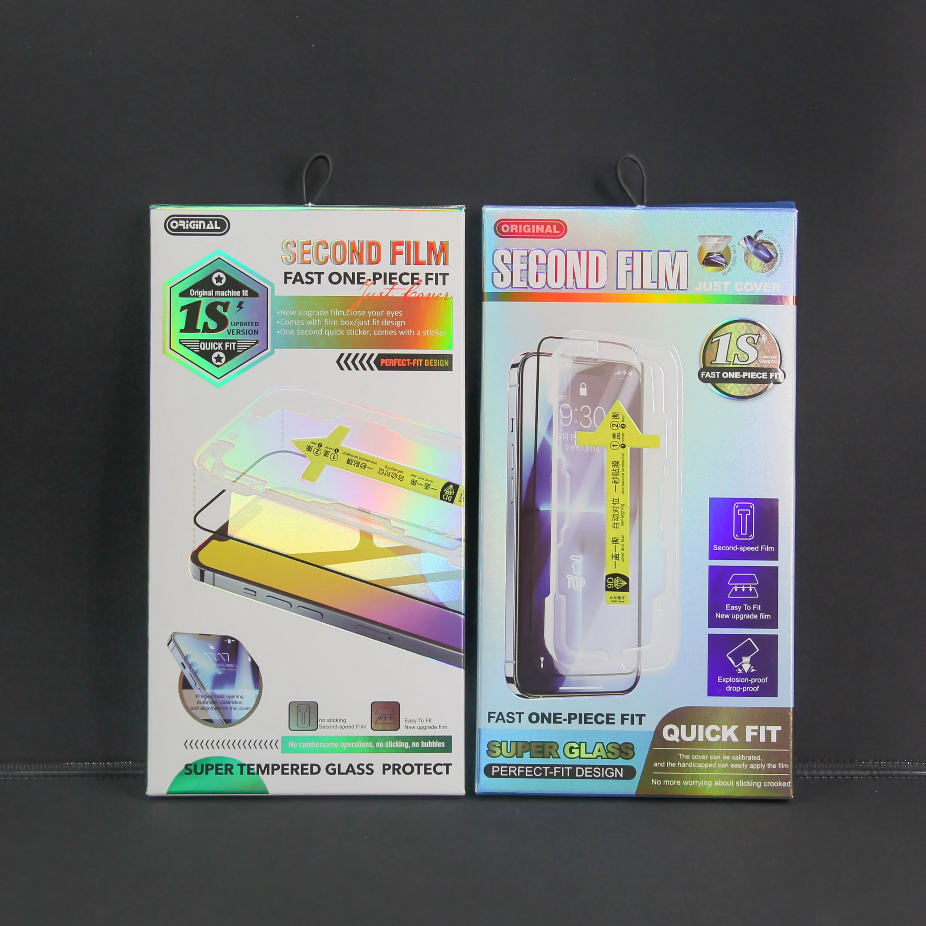 For iPhone 13 14 Pro max tempered glass installation frame iphone film easy install privacy screen protector installation kit