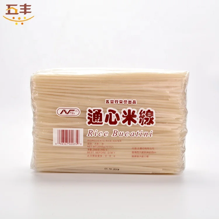 
Long Tubular Shape Rice Spaghetti 