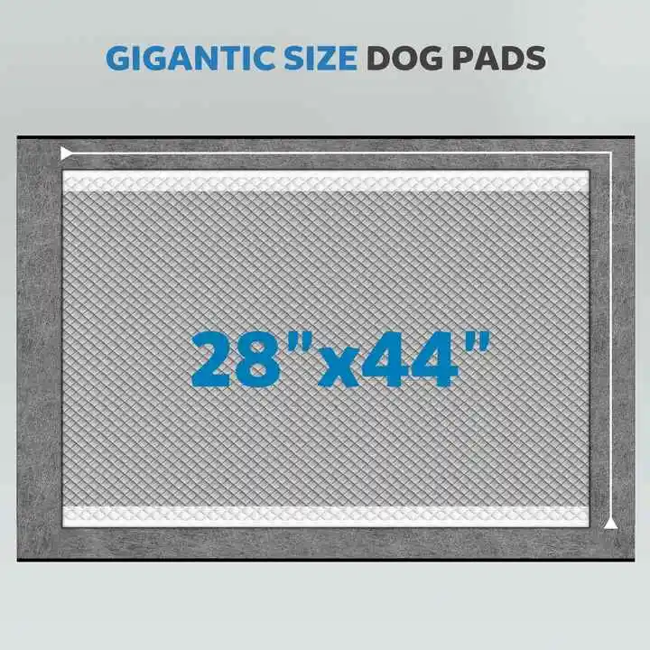 2024 Hot Sale High Absorbent Disposable Puppy Training Pads Pet Bamboo Charcoal pee pads for dogs