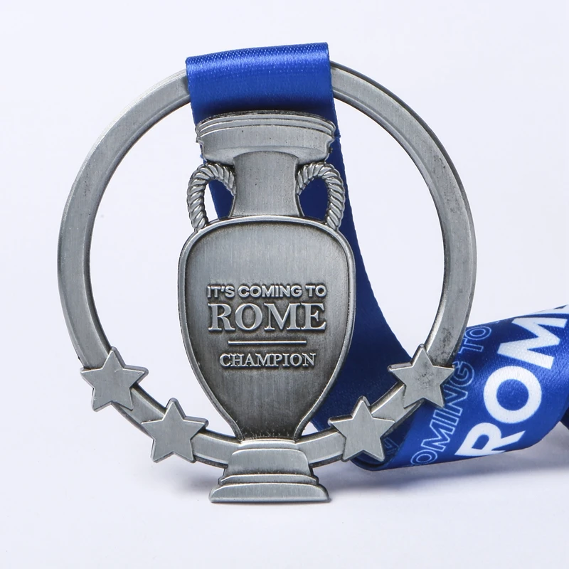 Custom Zinc Alloy 3d Hollow Cut Out Sports Metal Medal Marathon Running Race Award Medals