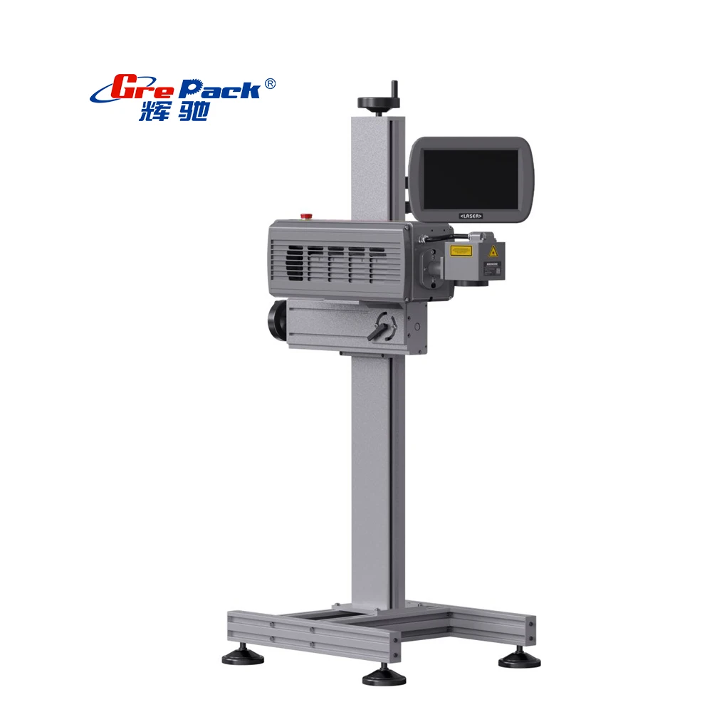 Date Coding Logo Printing Number Marking CO2 Laser Printer Machine for Plastic Water Bottle