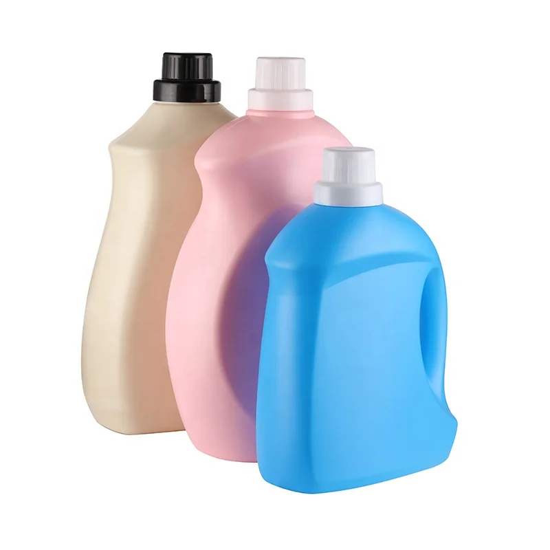 2L 3L 5L Customized Empty Liquid Laundry Detergent Packaging Container HDPE Plastic Liquid Laundry Detergent Bottle