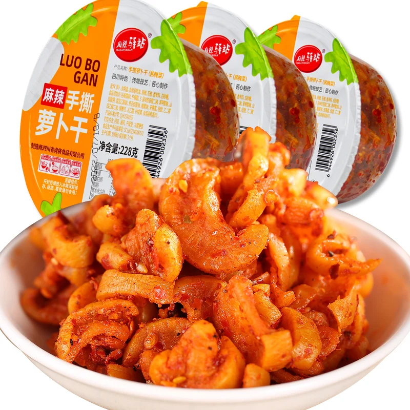 Hot sale hot and spicy dry radish handmade pickles korean vegetable food healthy exotic dehydrated vegetable product kimchi